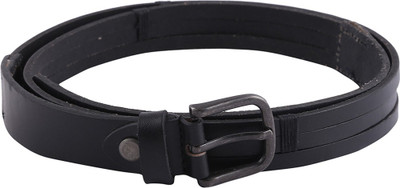 

Go India Store Women Black Genuine Leather Belt
