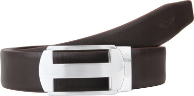 

Park Avenue Men Formal Brown Genuine Leather Reversible Belt, Dark brown