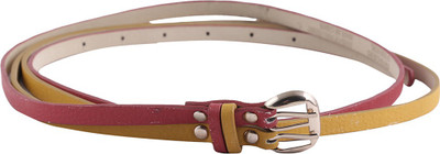 

Go India Store Women Maroon Genuine Leather Belt