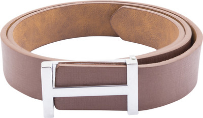 

Gansta Men Casual, Formal, Party Silver, Brown Artificial Leather Belt