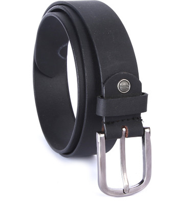 

Hawai Men Casual Black Genuine Leather Belt