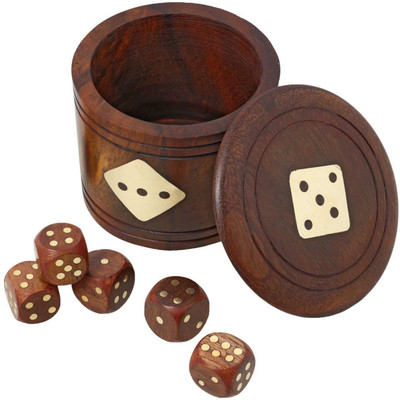 

SKAVIJ Handmade Wooden Toys And Dice Board Game Board Game