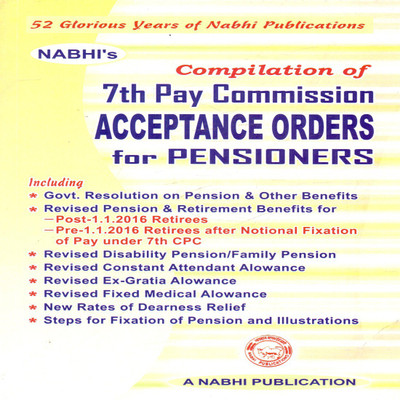 Compilation of 7th Pay Commission Acceptance Orders For Pensioners(English, Paperback, Nabhi's Board of Editors)