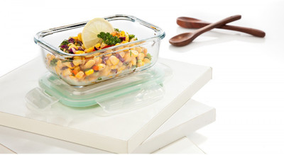 Signoraware Lunch Box Microwave Safe Food Container for Fridge Serving 1 Containers Lunch Box(370 ml)