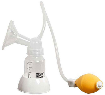 

MeeMee Breast Pump With Feeding Bottle Set - Manual(White)