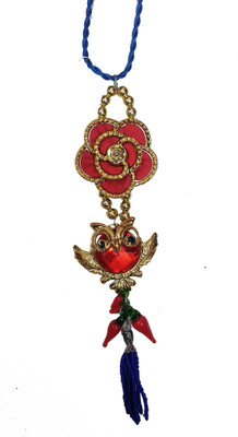 M&Y Red Owl Based Fashionable Car Hanging Ornament(Pack of 1)