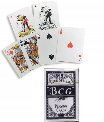 

Protos India.Net BCG No.92 Club Special Poker Playing Cards(Black)