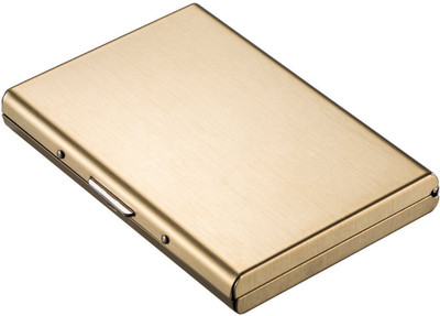 

Flipkart SmartBuy Exclusive Gold |Water-Resistant Stainless Steel Wallet For Men & Women| 6 Card Holder(Set of 1, Gold)