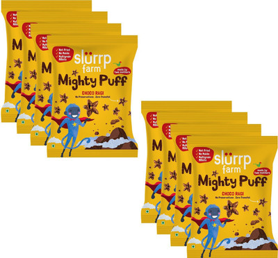 

Slurrp Farm Mighty Puff - Choco Ragi Chips(20 g)