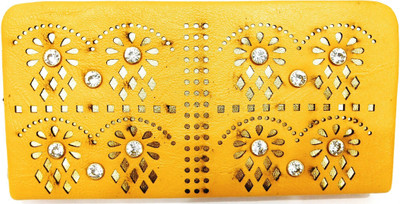

radhe creation Casual Yellow Clutch