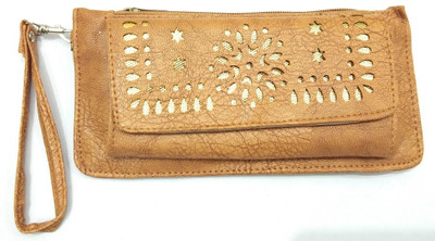 

radhe creation Casual Brown Clutch