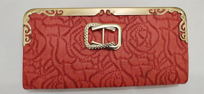 

radhe creation Casual Orange Clutch