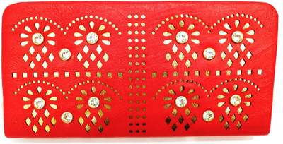 

radhe creation Casual Red Clutch