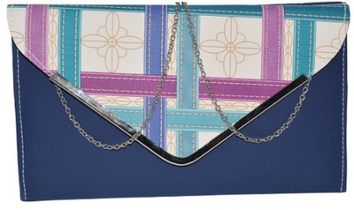

minaar Casual, Party Blue Clutch