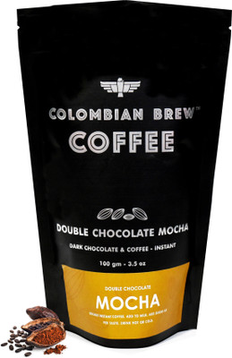 

Colombian Brew Double Chocolate Mocha Instant Coffee 100 g(Chocolate Flavoured)
