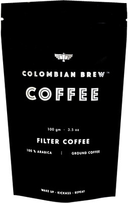 

Colombian Brew Filter coffee - 100g (100% Arabica) Filter Coffee 100 g