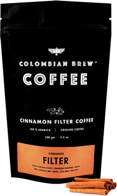 

Colombian Brew Cinnamon Filter Coffee, 100% Arabica - 100g Filter Coffee 100 g(Cinnamon Flavoured)