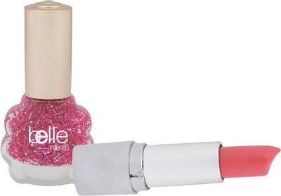 

Belle SET OF 1 PREMIUM LIPSTICK + 1 NAIL PAINT (PINK COMBO)(Set of 1)