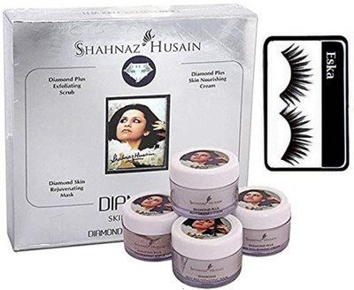 

eska Eyelashes With Shahnaz Hussain Diamond Facial Kit(Set of 2)