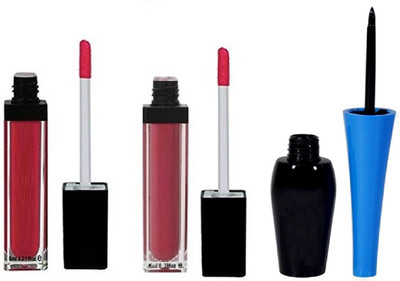 

Vedy Liquid Lipstick (multicolor) With Eyeliner(Set of 3)