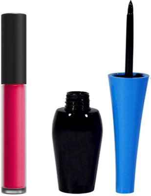 

Vedy Liquid Matte Smily (pink) With Eyeliner(Set of 2)