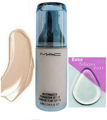 

eska Silicon Puff With Mac Matchmaster Foundation SPF 15(Set of 2)