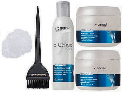 

professional kit Hair Brush , X-Tenso Care Shampoo , Masque (Pack of 2) Shower Cap(Set of 5)