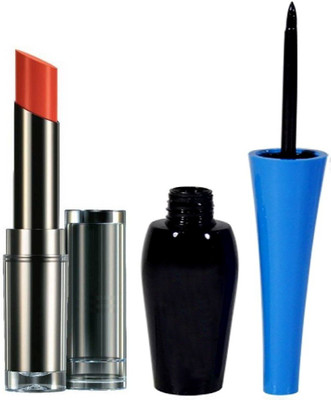 

Vedy Absolute Matte Lipstick (3.7 g, Red Rush) (red) With Eyeliner(Set of 2)