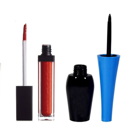 

Vedy Matte me Smudge Lipstick (Multicolor) With Eyeliner(Set of 2)