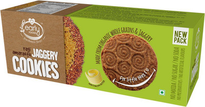 

Early Foods Organic Ragi & Amaranth Jaggery Cookies 150g(150 g)