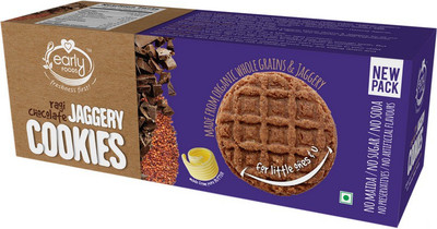 

Early Foods Organic Ragi & Chocolate Jaggery Cookies 150g(150 g)