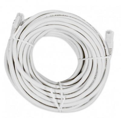 

Oxyura 10 Meter CAT6 Lan Cable / Patch Cable / Network Cable(Compatible with Laptop, Computer, CCTV, White)