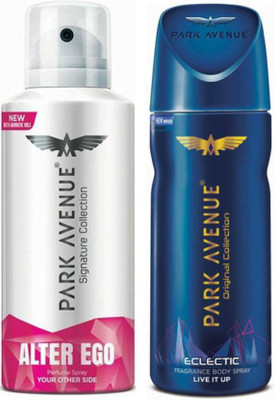 

Park Avenue Alter Ego & Eclectic Deodorant Spray - For Men(300 ml, Pack of 2)