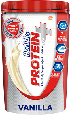 

Horlicks Protein Plus Nutrition Drink(400 g, Vanilla Flavored)