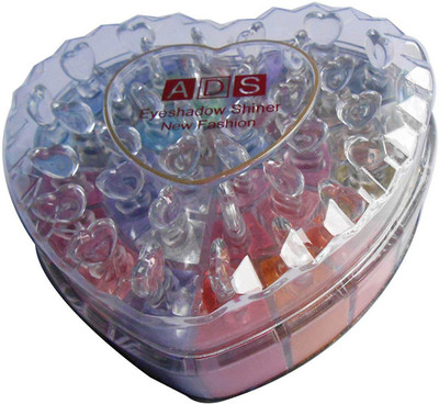 

KASCN ORIGINAL HIGH QUALITY ADS SHINER MULTICOLOR SHIMMER POWDER EYESHADOW FOR ALL SKIN TONE (A8338) 18 g(MULTICOLOR)