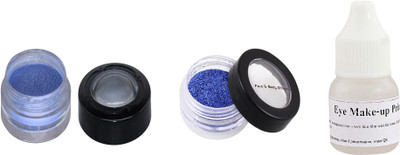 

Ear Lobe & Accessories Eye Shadow Blue 5037+Shimmer Blue 5237 With Glue 10 g(Blue)