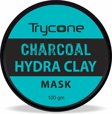 

Trycone Activated Charcoal Hydra Clay Mask with Hyaluronic Acid and Tea Tree Oil - 100 Gm(100 g)
