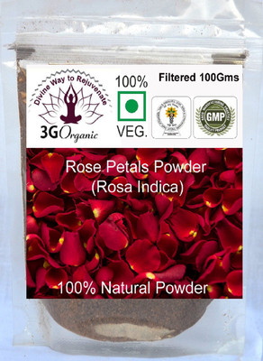 

3G Organic Rose Petals Powder 100% Pure Organic(100 g)