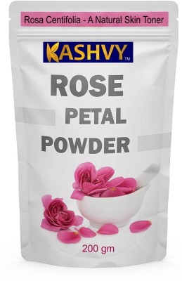 Kashvy Rose Petals Powder (Rosa Centifolia) For Glowing Pink Skin(200 g)