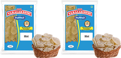 

varalakshmi Mint Flavoured Sabudana Pappad 500 Grams(Pack of 2) 1000 g(Pack of 2)