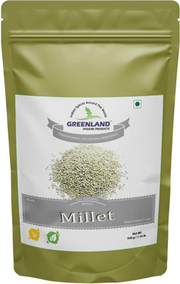 

GREENLAND HYGIENE PRODUCTS Pearl Millet / Bajra / Whole Grain / Cereal / 500gm / 1.10lb(500 g)