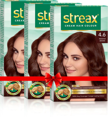 

Streax Cream Hair Colour Pack of 3 Hair Color(4.6)