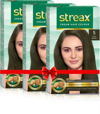 

Streax Cream Hair Colour Pack of 3 Hair Color(5)