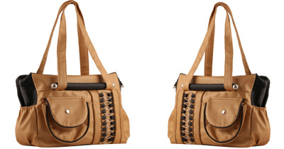 

Lifestyle Fashion Hand-held Bag(Gold, Black), Black;gold