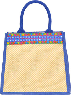

Jute Cottage Tote(Blue)