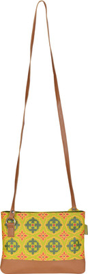 

Jute Cottage Sling Bag(Brown)