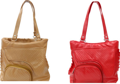 

Mystyle Retail Shoulder Bag(Gold, Red)