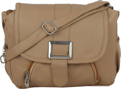 

Element Cart Women Casual Beige PU Sling Bag