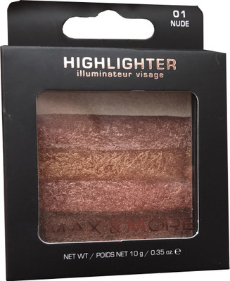 

Max & More Shimmer brick highlighter 01 Nude Highlighter(01 Nude)