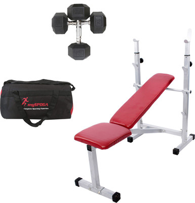 

Lifeline Multi Bench 307 Bonus With Gym Bag and Hexa Dumbbell 7.5kg Set Home Gym Combo(100 - 120 kg)